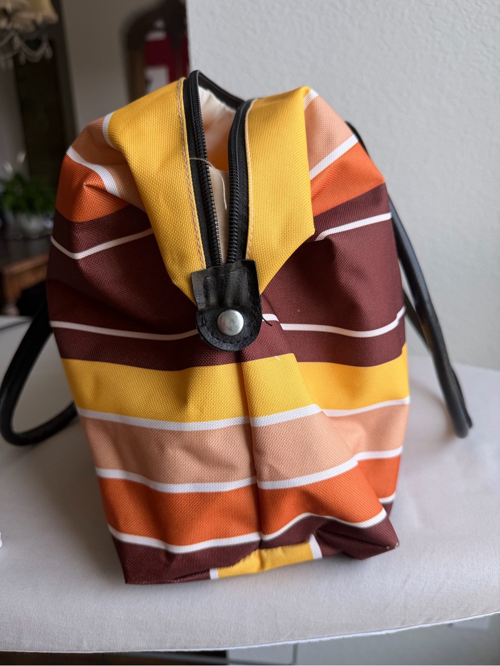 Vintage Striped Tote Bag - Picture 3 of 13
